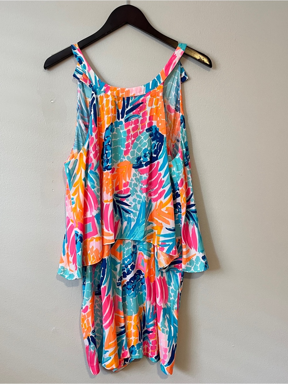 Lilly Pulitzer Edona Romper, Pineapple Print - Picture 3 of 5